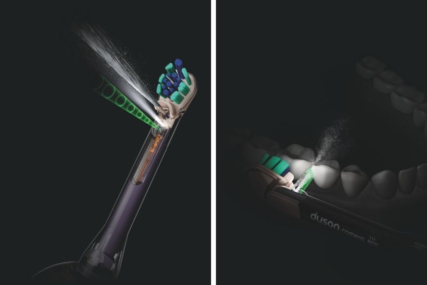 Dyson CameraJet Bürstenkopf mit konischem Wasserstrahl